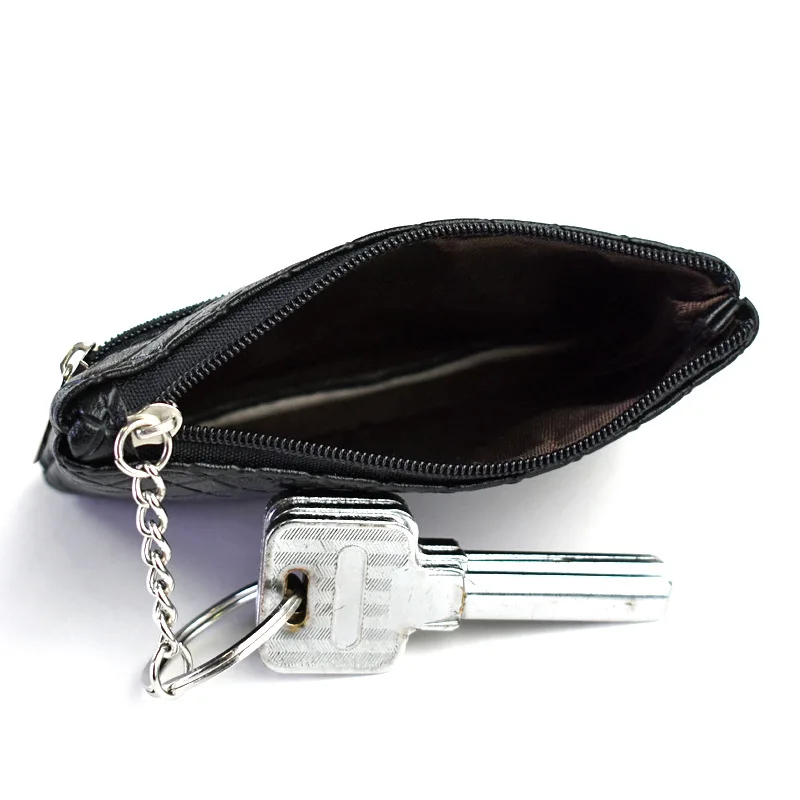 5PCS New Change Purse Ladies Zipper Short PU Leather Pure Color Card Bag Change Coin Bag Key Bag Woman Wallet Wholesale
