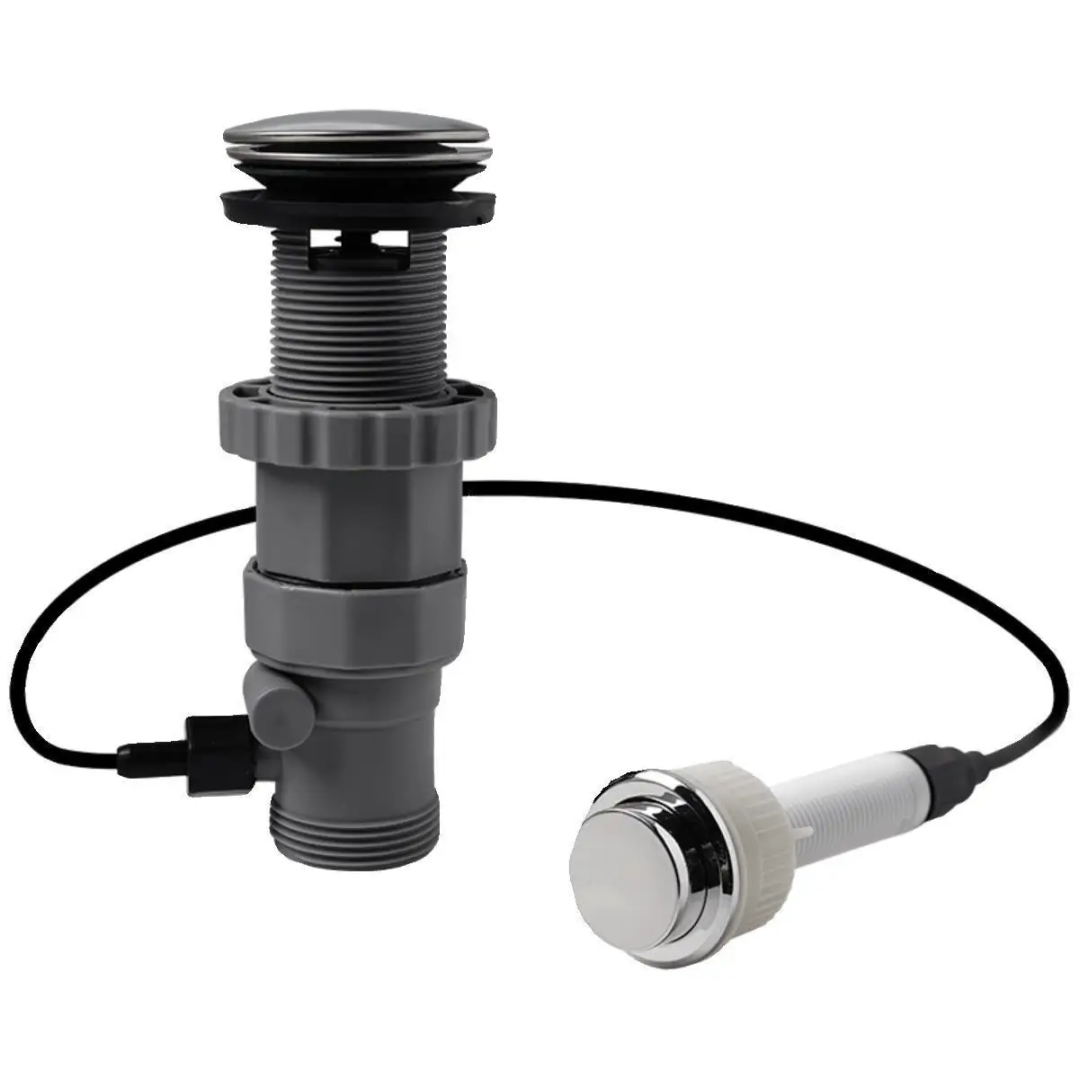Basin, Table Control Sewer, Hotel Household Bathroom, Washbasin Button Control, Sewer Plug, Insect-proof Washbasin