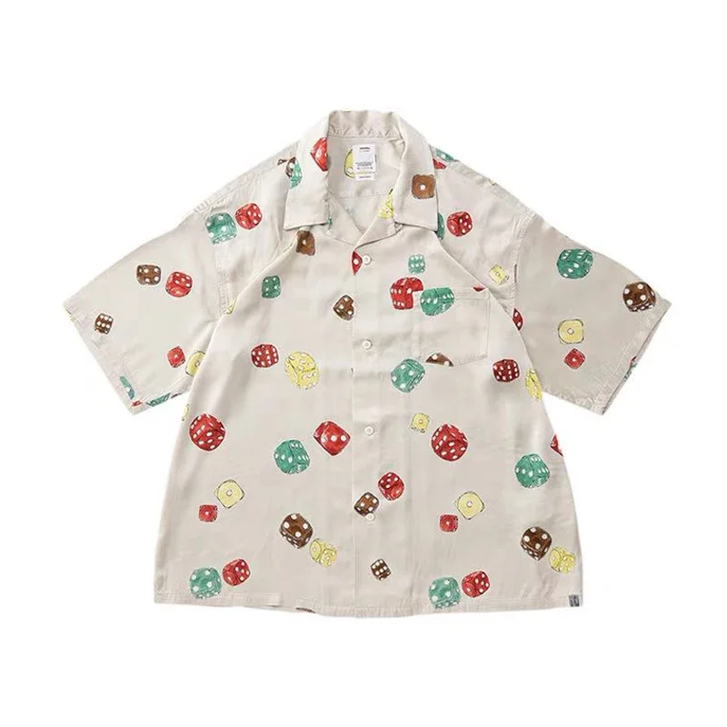 VISVIM fil 21ss Wallis shirt Nakamura purple shirt day trend summer Hawaiian short sleeve