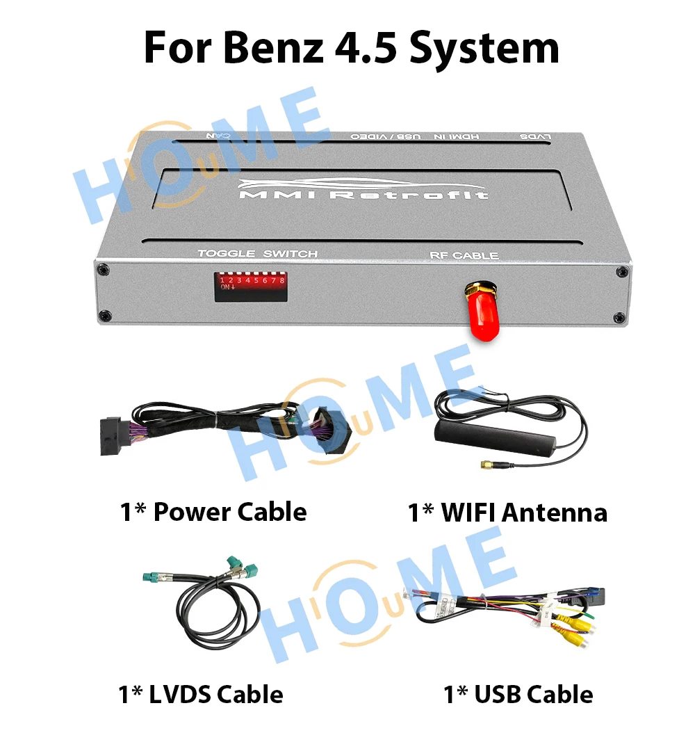Interface Wireless Apple Carplay Android Auto Module for Mercedes Benz A B C E CLS GLE GLA GLC GLK ML S Class NTG 4.5 NTG 5.0