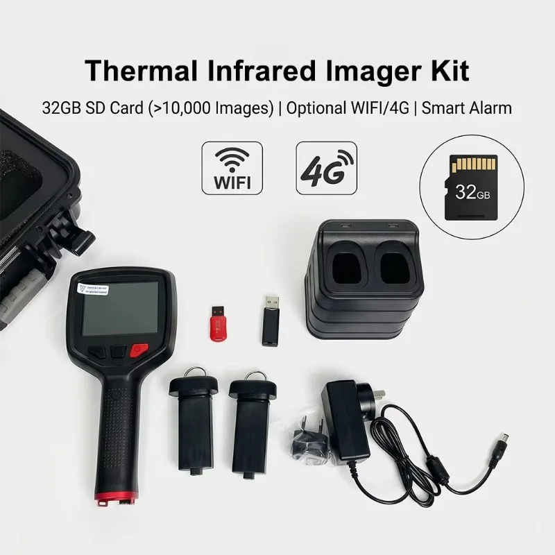ZWD288 Handheld Thermal  Imager 384x288 Resolution High Precision  Thermal Imaging   With WIFI 4G 10 Palett