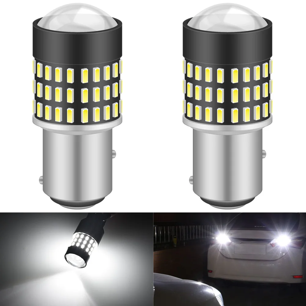 

2x 1157 BAY15D P21/5W CANBUS Led Car Day Light High Power Super Led for Stop Reverse For Kia Sportage Rio Sorento & Dacia Duster