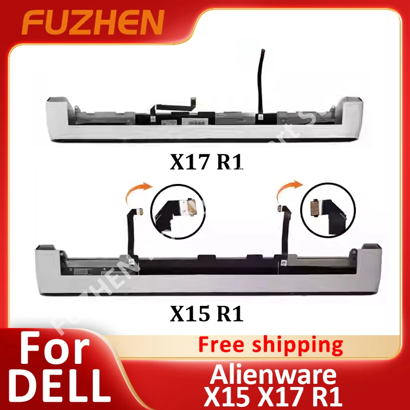 

Replace Laptop Case White Hinge Clutch Cover for Dell Alienware X17 X15 R1 005G34 050XP3 Air Outlet Cooling Shell With Lamp