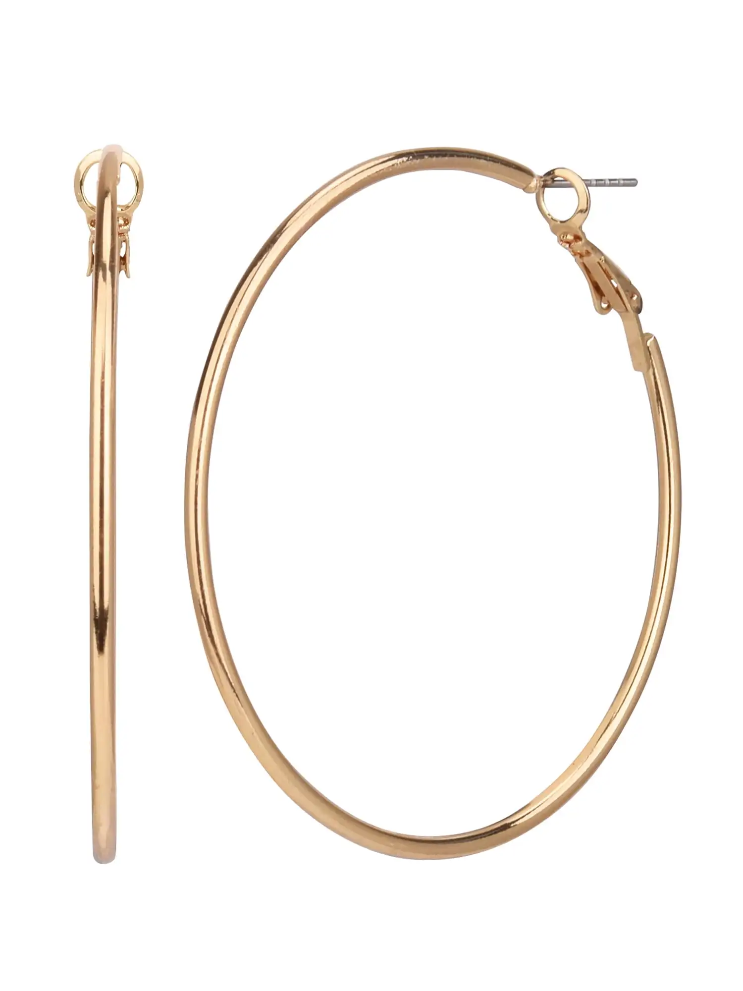 

Adult Women's Gold Tone Metal Hoop Earring