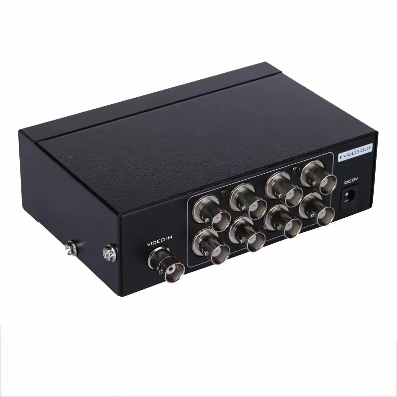 MT-VIKI HD BNC Video Splitter 1 In 8 Out Set-top box Surveillance Camera Input Computer TV Projector  Display Output MT-108BC