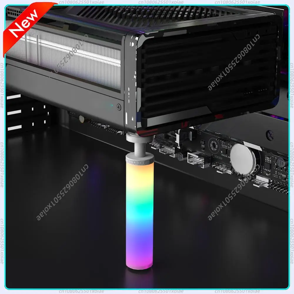 

Регулируемая телескопическая подставка для видеокарты 5V 3Pin ARGB, поворотный кронштейн для графического процессора из алюминиевого сплава, аксессуар для настольного ПК