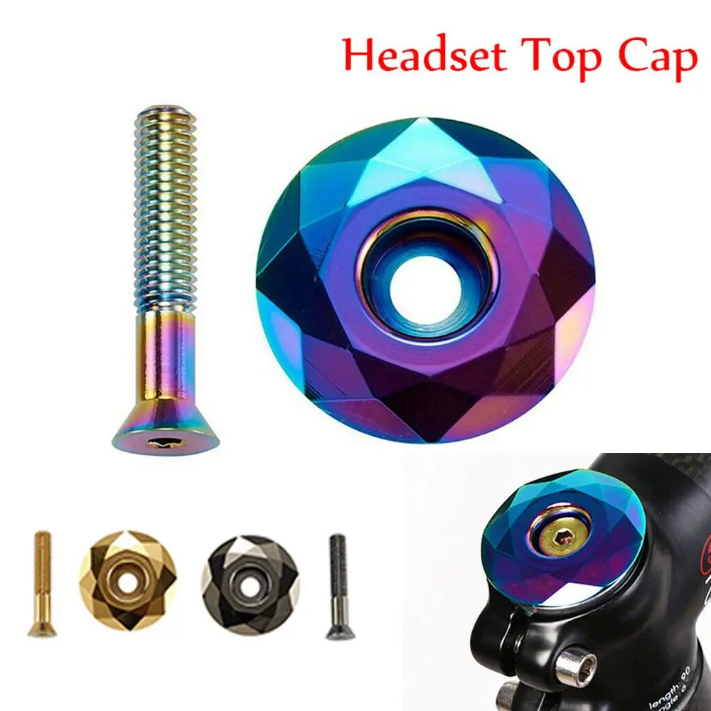 

Mountain Bike Road Bike Cycling Accessories Aluminum Alloy Fork Top Cap Bicycle Bowl Cover Bike Stem Cap Bicycle Headset