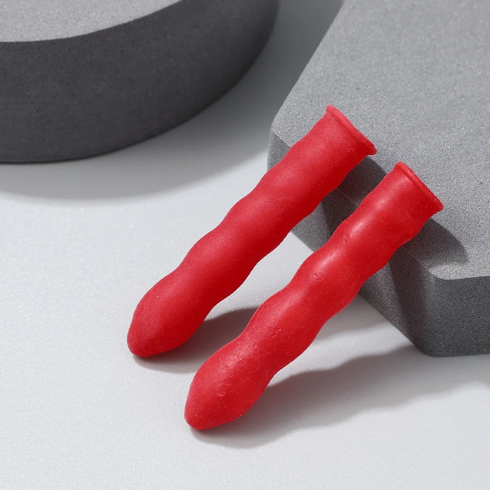 

20Pcs Latex Caulk Caps Universal Fit Airtight Seal for Various Tubes Easy to Use Caulk Tube Sealing Caps Tip Sealer