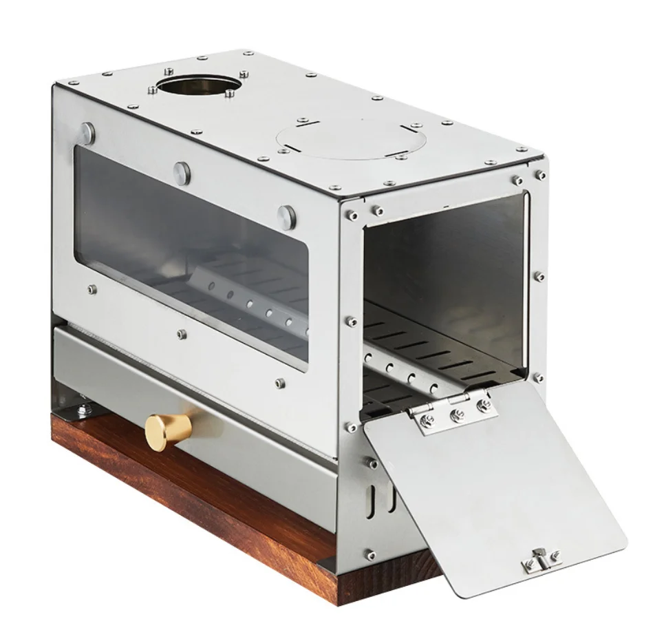 Durable Stainless Steel Outdoor Fireplace Tent Stove Wood Burning Stove for Camping & Hiking Activities