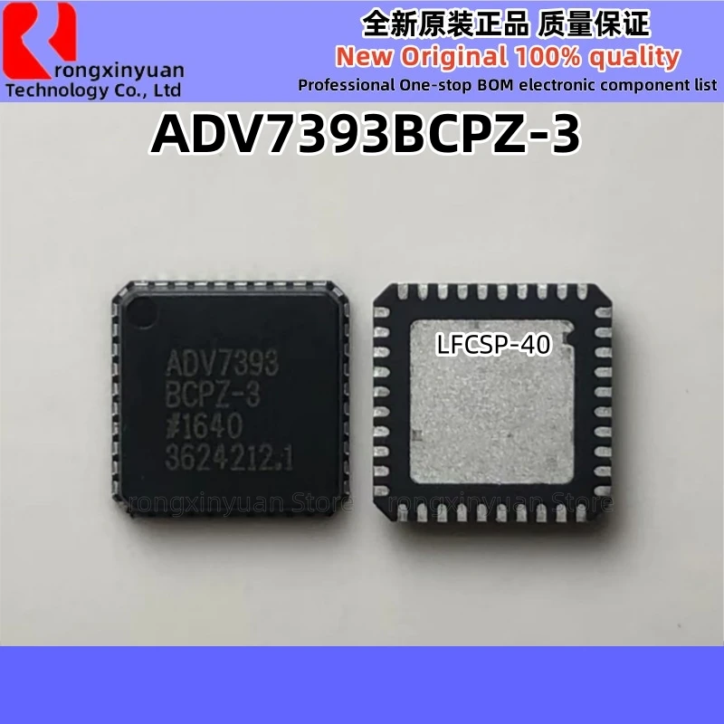 ADV7393BCPZ-3  ADV7393BCPZ  ADV7393 Low Power, Chip Scale 10-Bit SD/HD Video Encoder 100% New Original