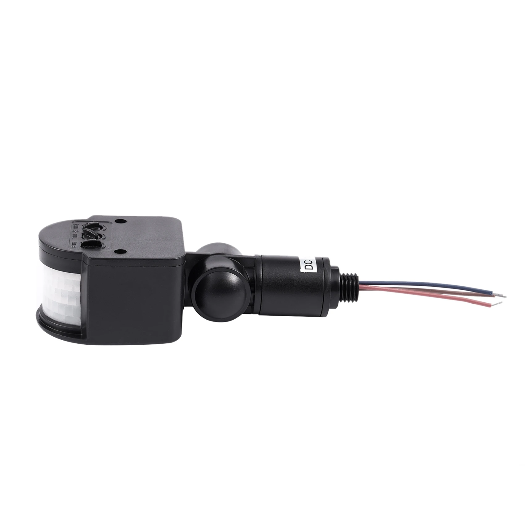 FFYY-2X Outdoor 12V DC Automatic Infrared PIR Motion Sensor Switch For LED Light, Black