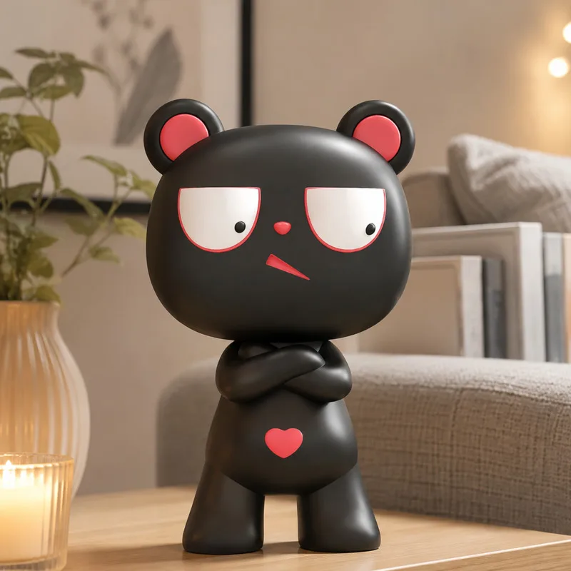 

Funny Cute Home Figurine Quirky Desktop Ornament For Living Room TV Stand Wine Shelf Kids Room Table Decor Gift For Children