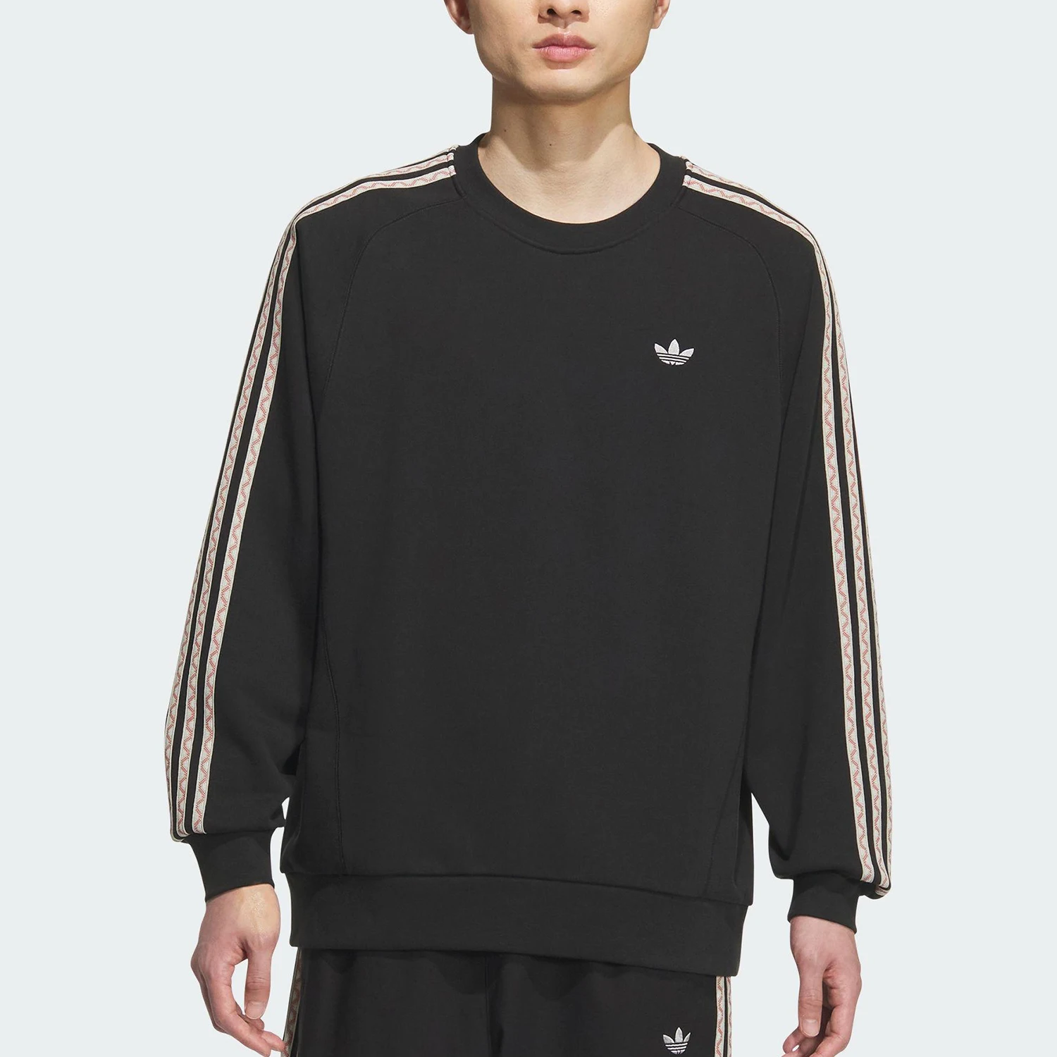 

Оригинальный трикотажный свитшот Adidas с принтом в виде трехлистного клевера для мужчин и женщин, свободного кроя, с круглым вырезом, KC0107