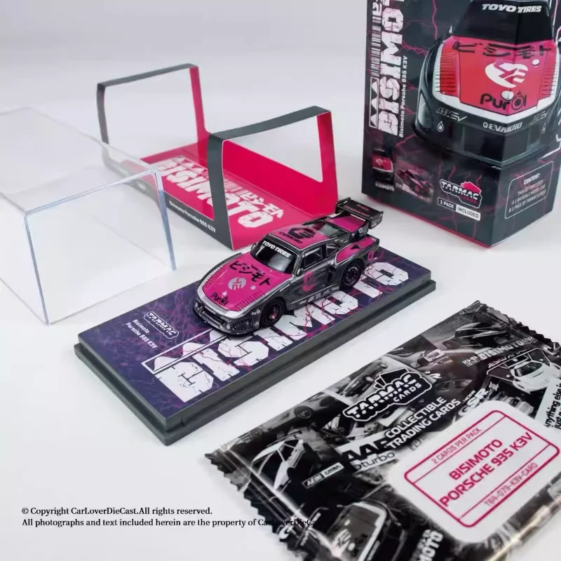 TW 1:64 Porsche Bisimoto Porsche 935K3V modèle de voiture miniature en alliage moulé sous pression, ornement de collection, authentique en stock