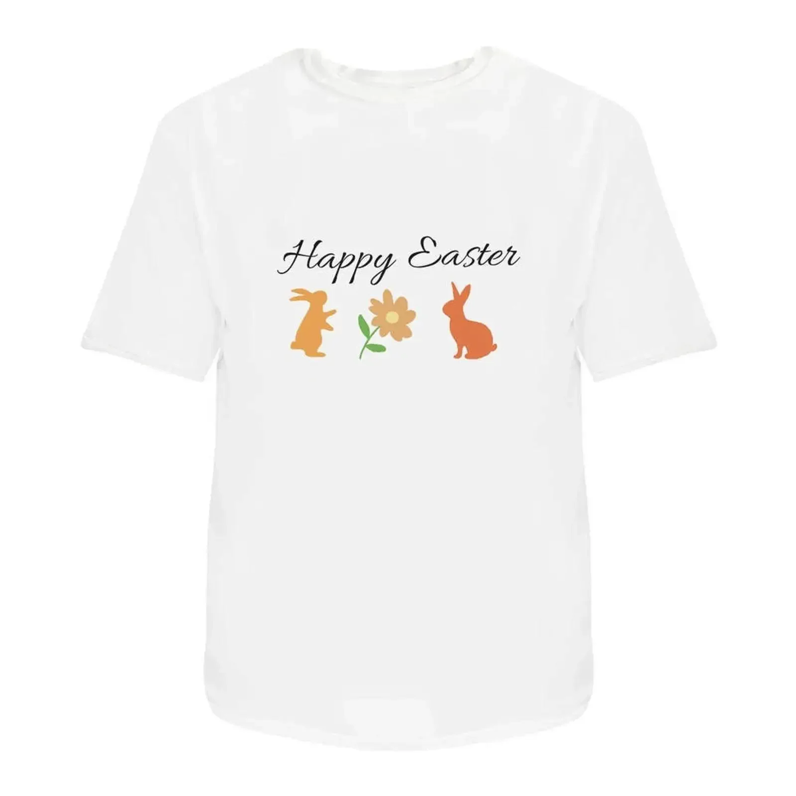 T Shirt quot Frohe Ostern 100 Baumwolle S XXL TA062360 vintage Washed Comfortable streetwear Slightly Versatile Soft Stylish