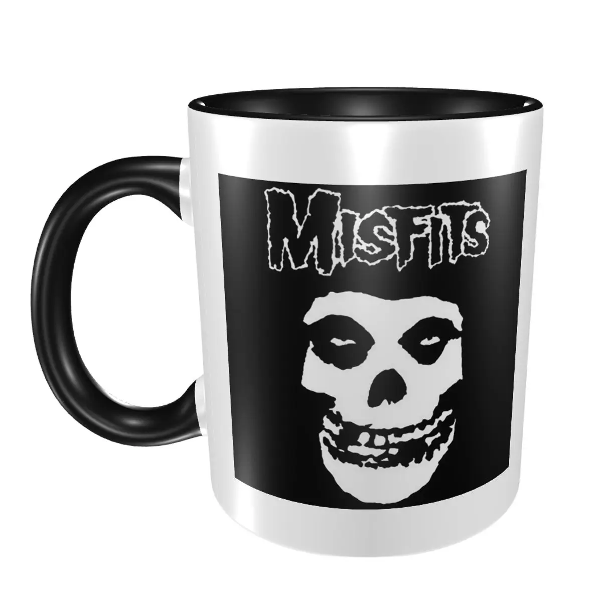 

Чашка Misfits с черепом, забавные керамические кофейные чашки, чайные кружки, чашка для молока, посуда для напитков, подарки для друзей