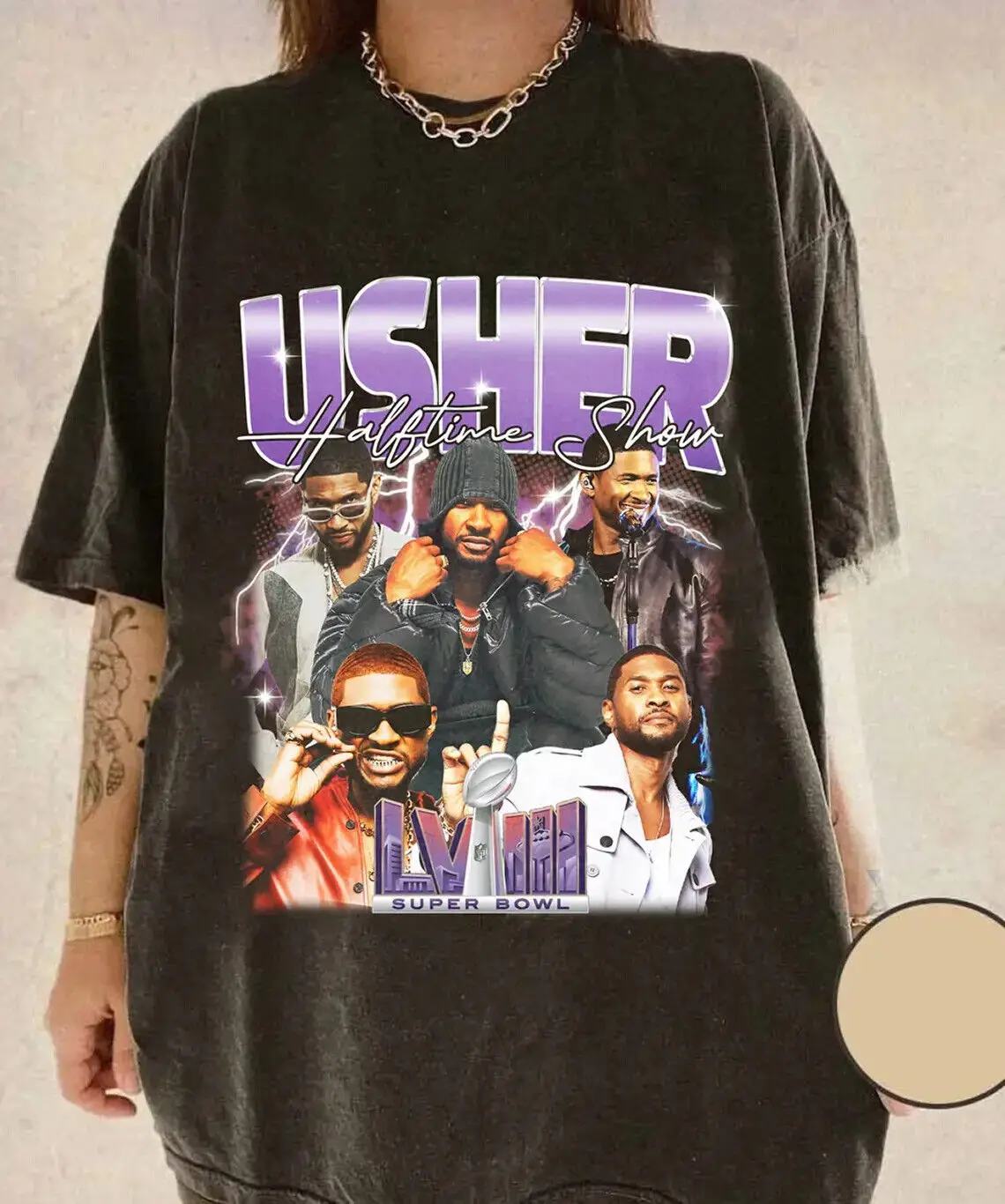 The Halftime Show Usher 2024 Tour T Shirt Full Size S-5XL