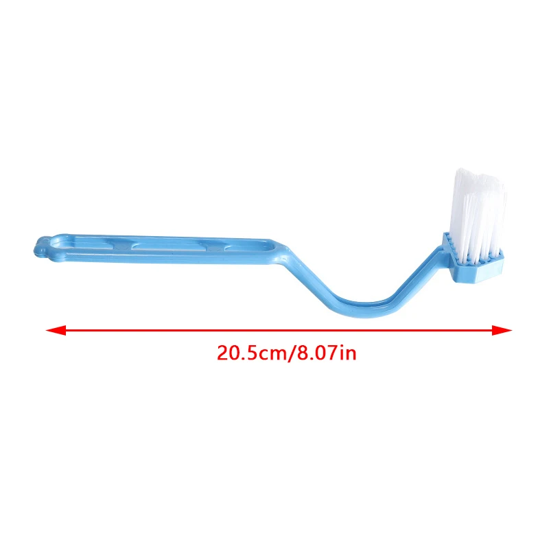 1Pc Portable Curved Bathroom Cleaning Brush Cleaning Accessories Bathroom Brush Angle Handle Curved Brush Toilet Brush.