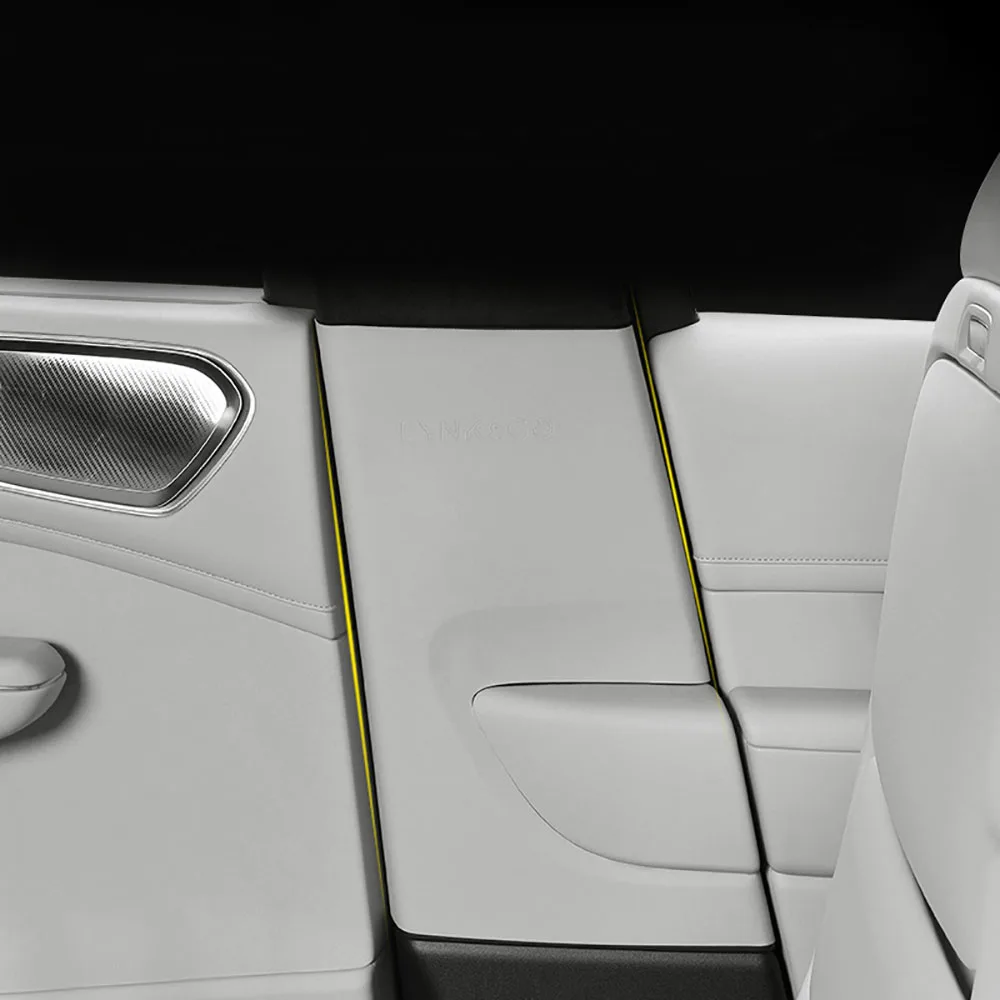 2 Pcs For 2025 Lynk&Co 900 Original Car Color B-pillar Protective Pad Car Modification Accessories Leather Protective Sticker