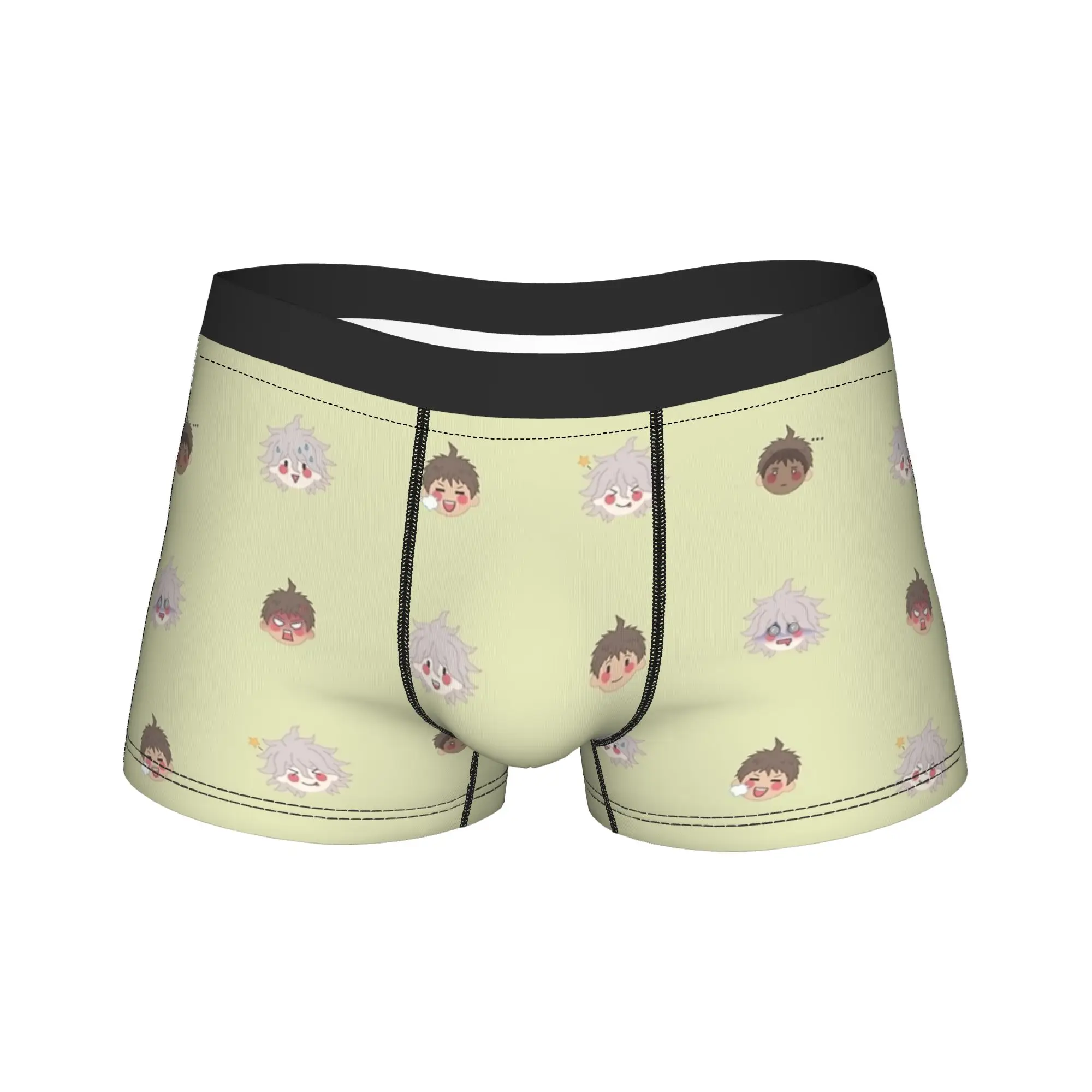 

Мужское нижнее белье с принтом аниме-персонажа Нагито Комаэды из игры Danganronpa: трусы-боксеры, шорты, мягкие мужские трусы больших размеров