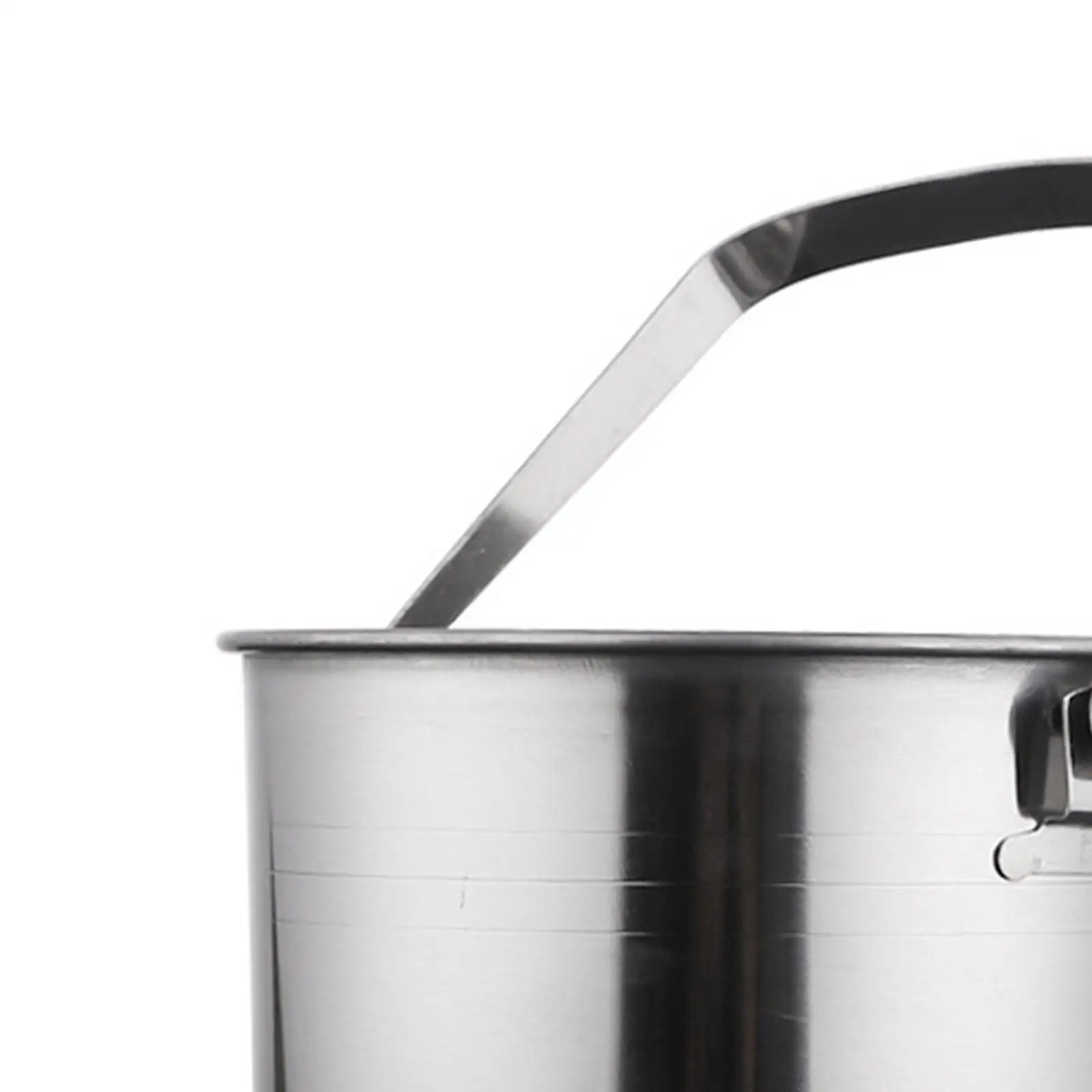 1L Stainless Steel Container Ice Bucket with Ice Clip Accessory for ,Club,