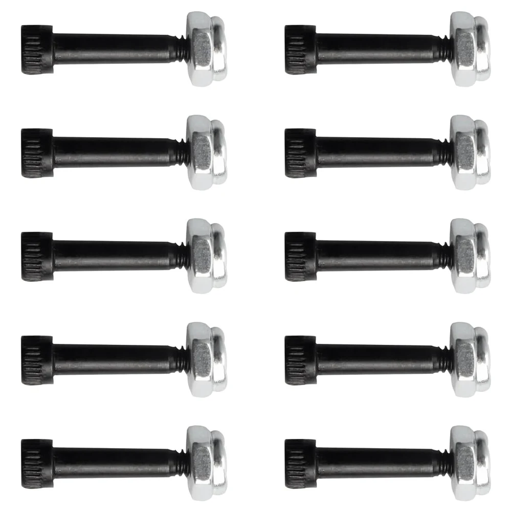 For Traeger Replacement Fasteners Motor Shaft Nuts For Pellet Oven Repair Black Compact Replacement Components