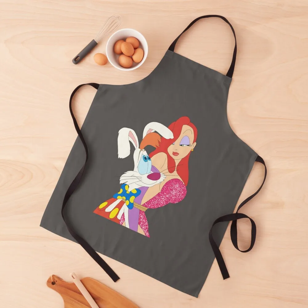 

Roger and Jessica Rabbit Apron Art painters Apron