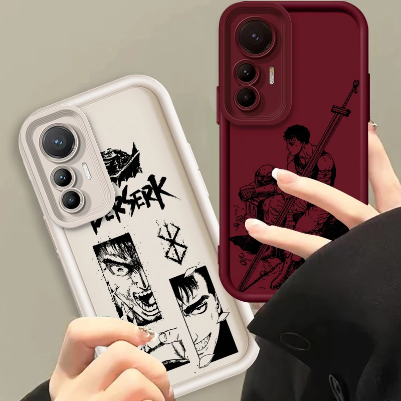 

Berserk Popular Anime Eye Ladder For Xiaomi MI 14 12T 11 Lite Poco M3 X5 X4 F5 F4 F3 F2 GT Pro 5G Cover Phone Case