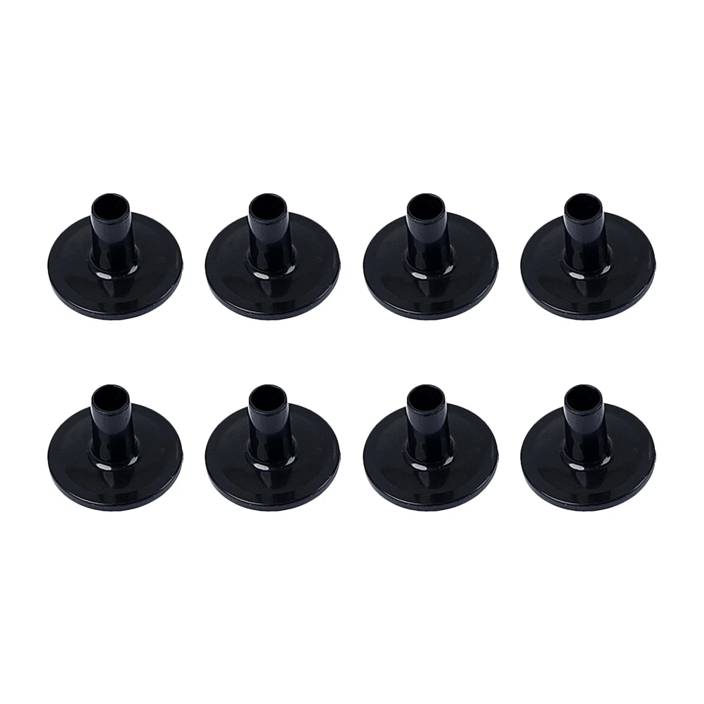 

8 Pcs Black Plastic Cymbal Stand Sleeves Drum Accessories Replacement Felt Sleeve For Stands Prevent Damage Long Use Premium