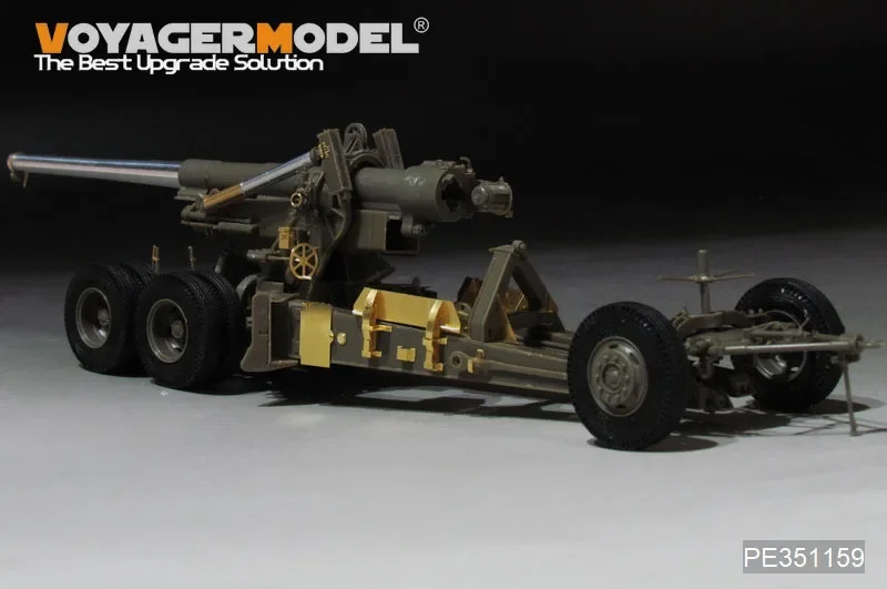 Voyager Model PE351159 1/35 Scale WWII M1A1 155mm Cannon Long Tom Basic Photo Etched Set (For AFV 35295) (No Tank)