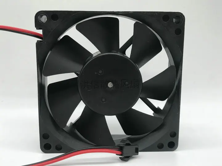 Nidec D08A-24TU 06 DC 24V 0.11A 80x80x25mm 2-Wire Server Cooling Fan