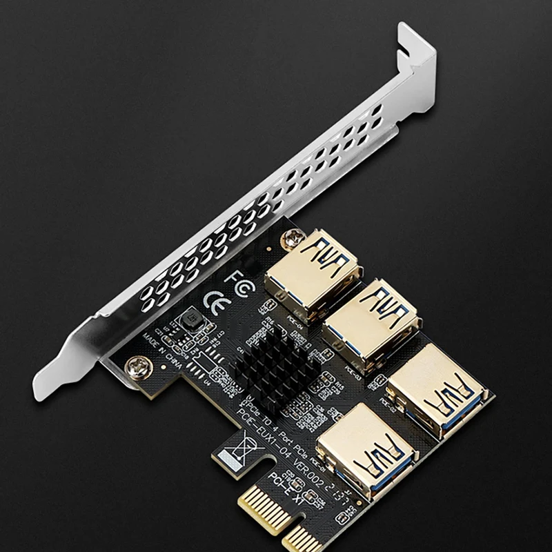 Carte de fouille PCI-E 1 à 4 USB 3.0, 6 000 cartes bronchTo X16
