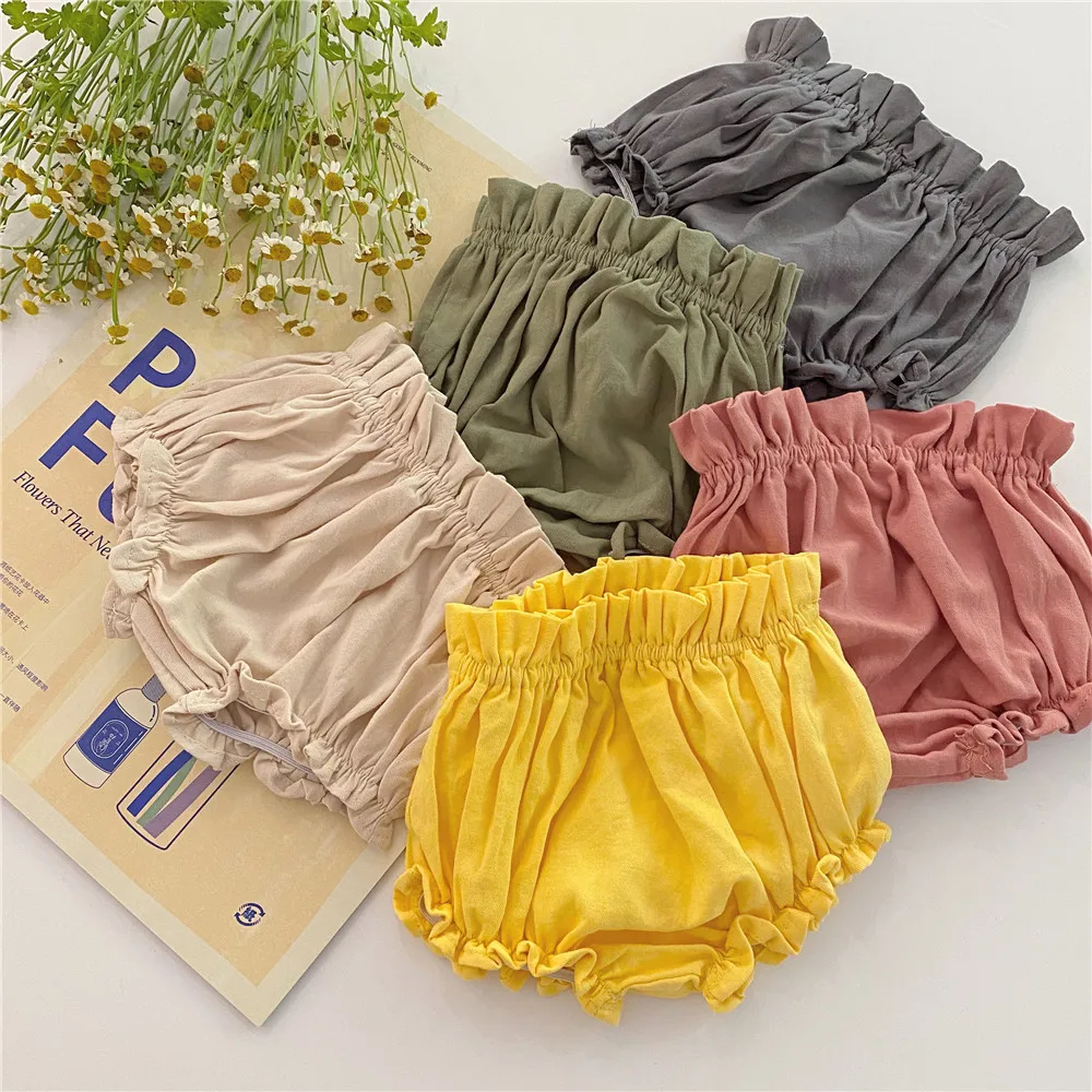 

Baby Girls Bloomer Baby Shorts Summer Toddler Girl Clothes Kids PP Shorts Infant Girls Clothing Children Short Pants