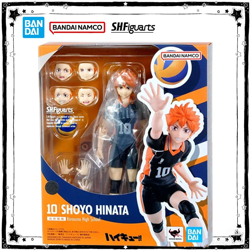 

Bandai Haikyuu SHF Shoyo Hinata Karasuno Hight School Action Figure High Poseability Collectibles Anime Figures Toys Boys Gift