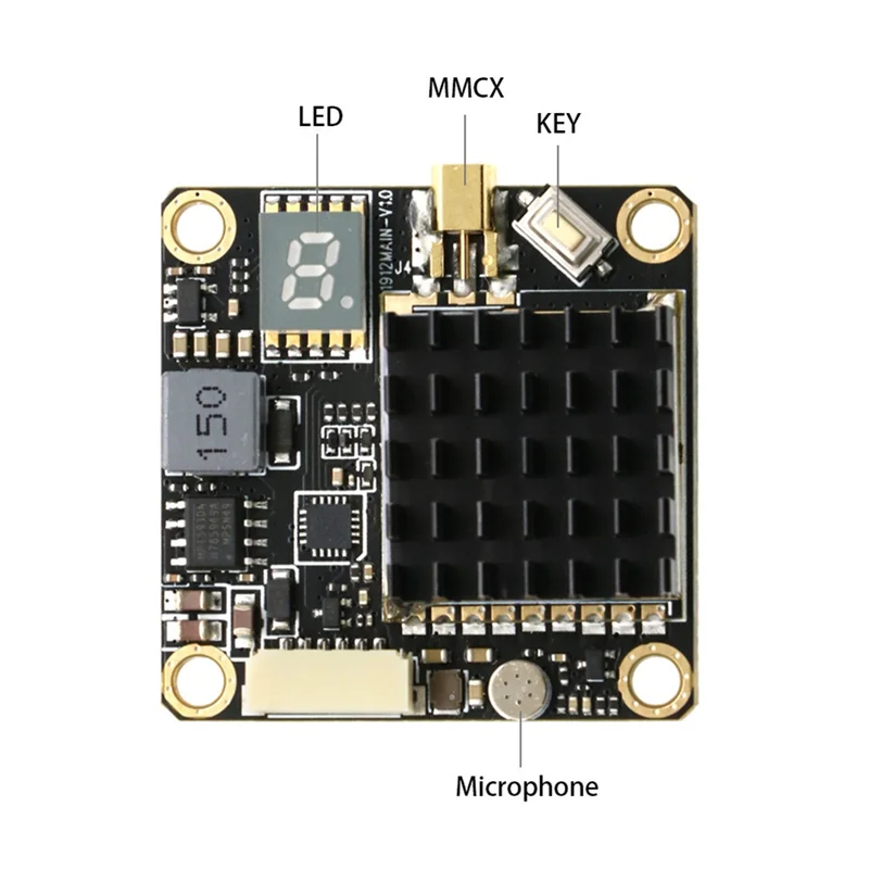 

Efficient FX2-Dominator Switched Smart Audio 2W 5.8Ghz 40CH FPV Transmitter With MIC For Wizard X220s RC Drone