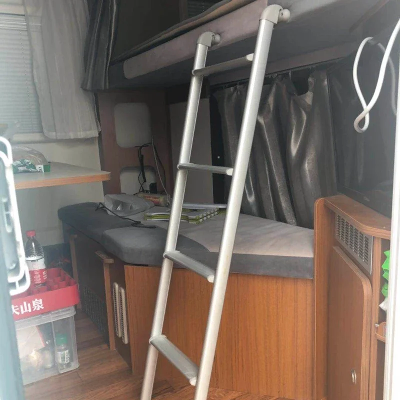 RV Indoor Ladder Inner Climbing Upper and Lower Beds Forehead Bed Staircase Electric Lift Bed Vertical