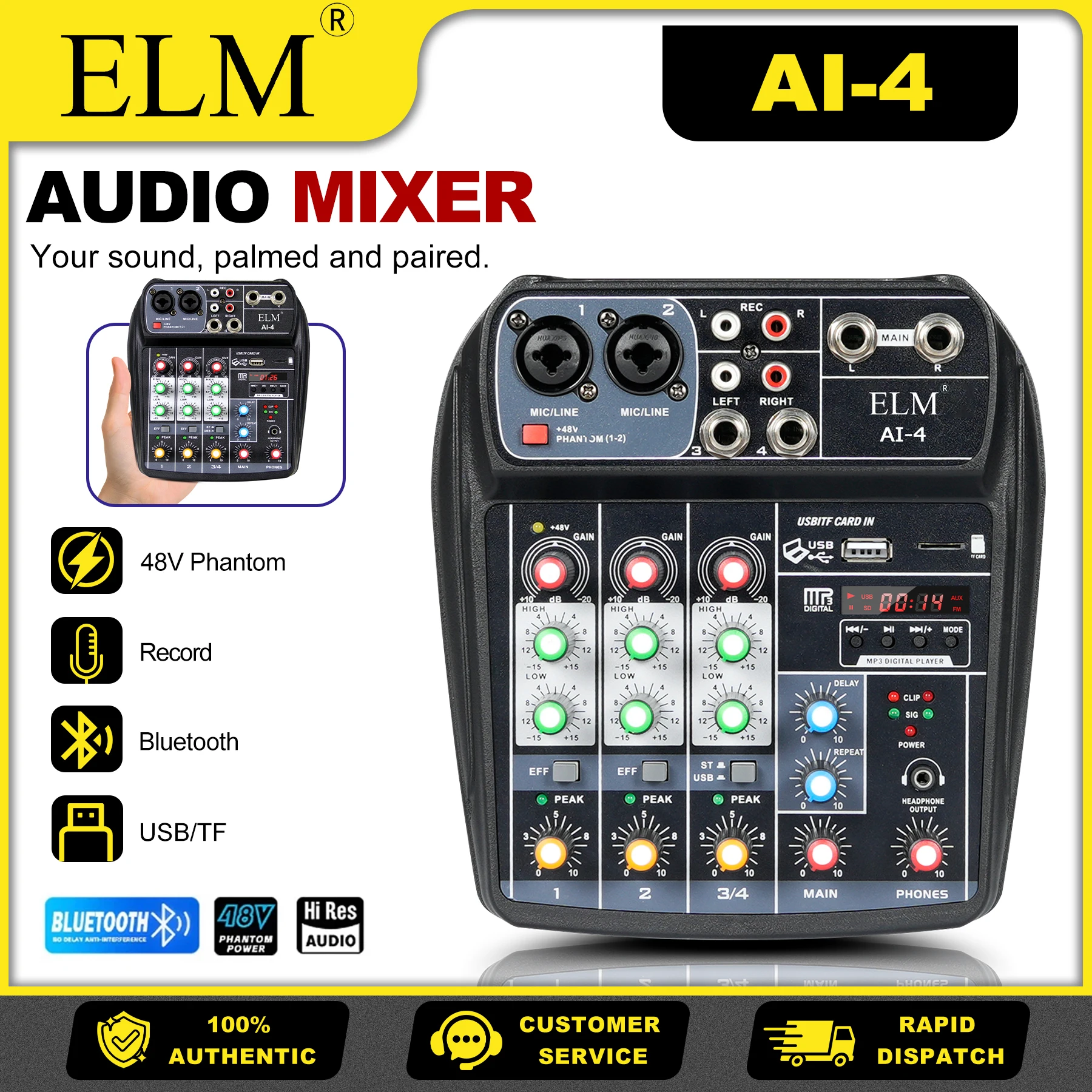 AI-4 4CH Bluetooth …