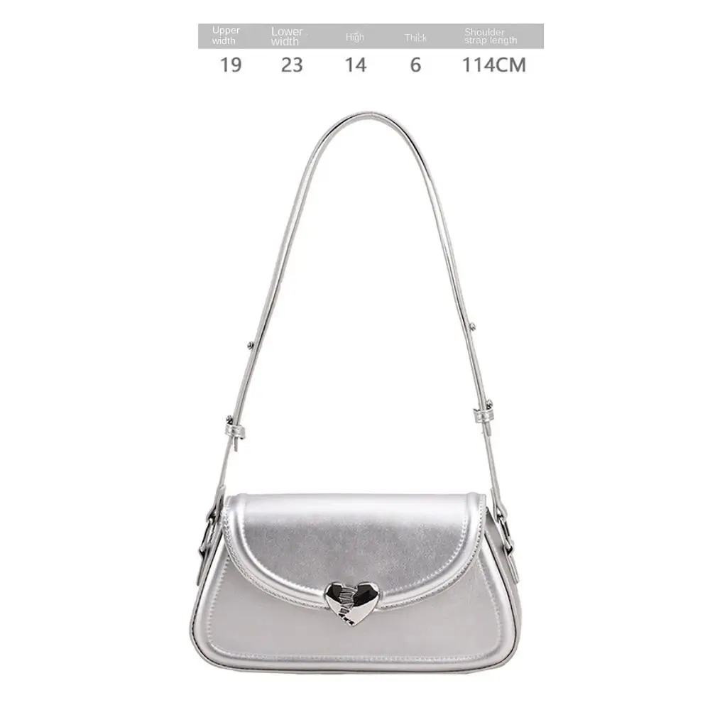 PU Leather Shoulder Bag Fashion Love All-match Crossbody Bag Handbag Women Girls