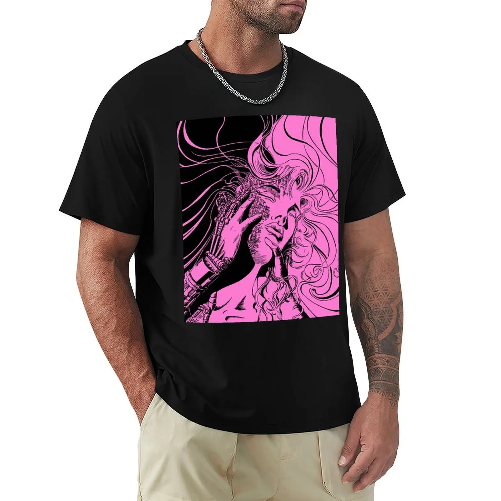 

TECHNOPHELIA YIN (black) T-Shirt man clothes anime t shirts mens fashion