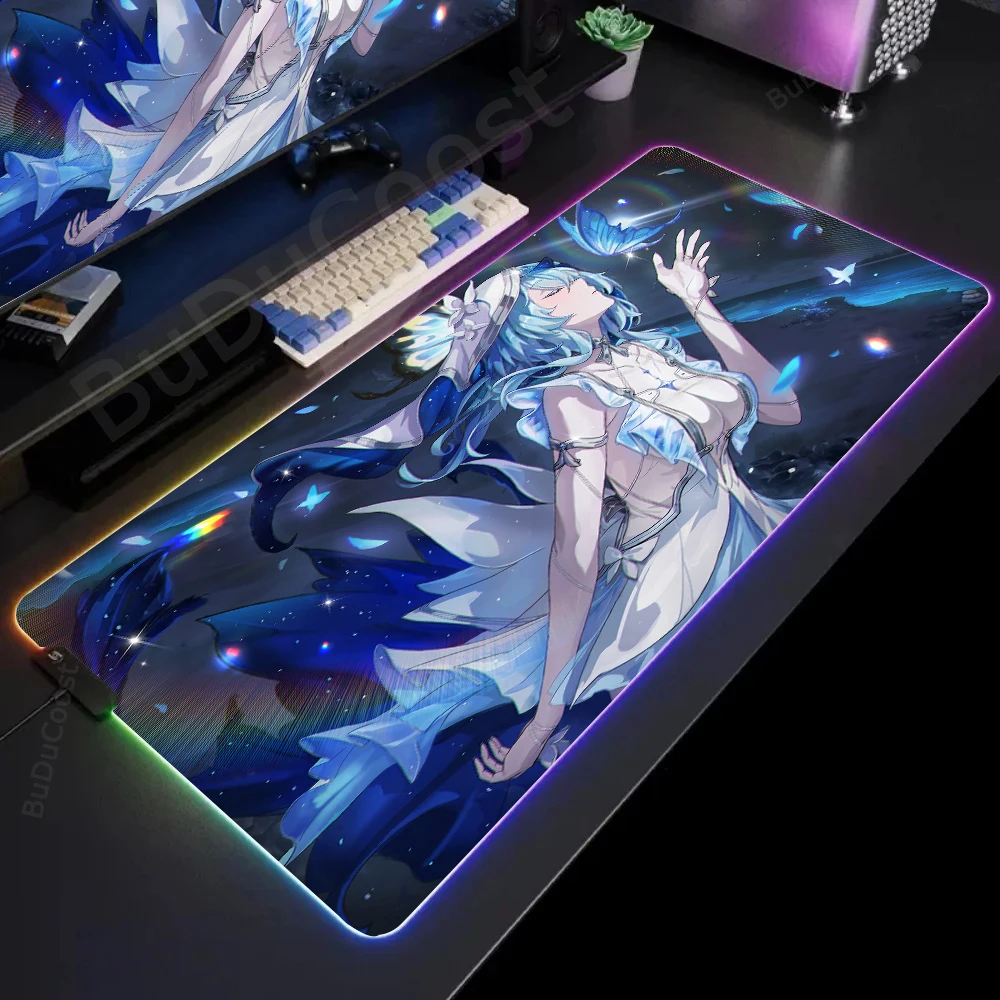 Hot selling item wuthering Wave Shorekeeper electronic sports Office HD printing Desk Gaming RGB Computer Luminescence Mouse Pad