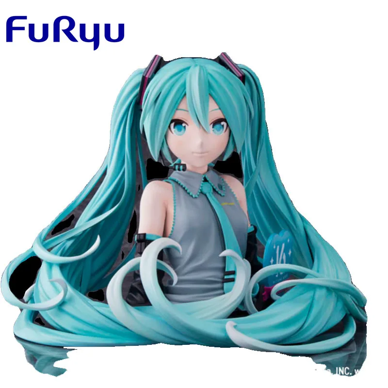 

FuRyu Miku 16 Th Anniversary Bust Bust Anime Action Figures Toys for Boys Girls Kids Gift