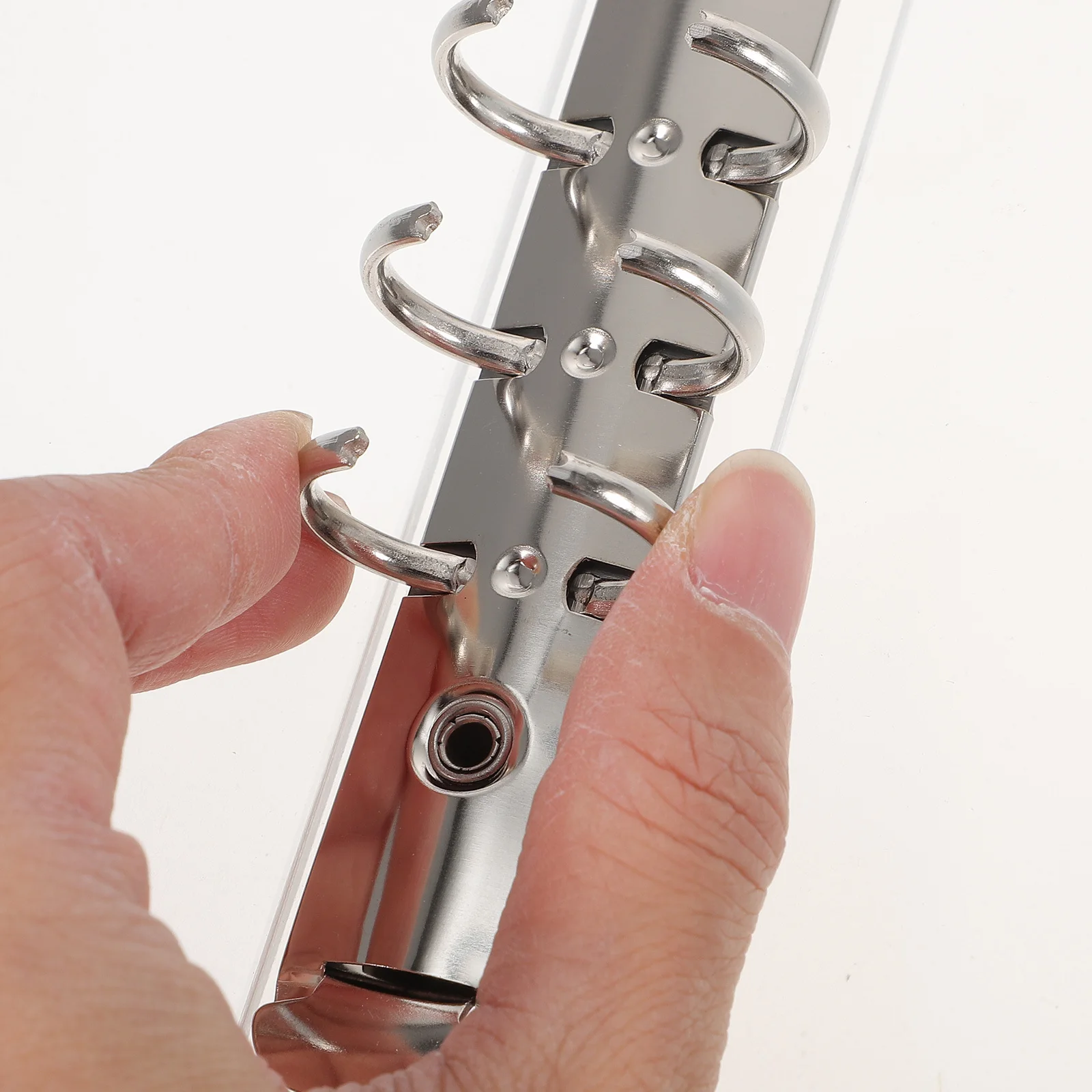 2 قطعة A5 غطاء الموثق قسط معدن Pp المواد سطح المكتب منظم الملفات إعادة الملء دفتر شل مجلد مستندات قابل للتعديل