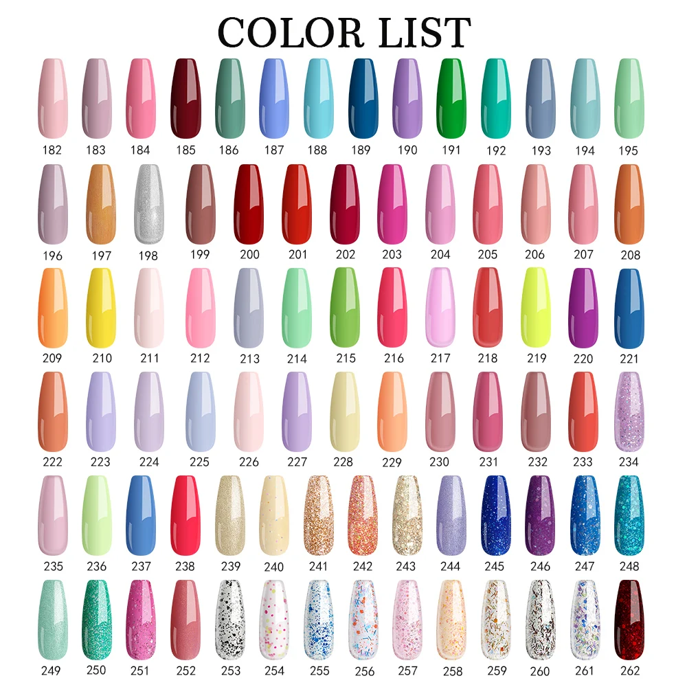 Phoenixy 8Ml Gel Nagellak Semi-Permanente Gellak 162 Kleuren Weken Van Led Uv-Gel Nagellakken Basale Top Coat Nail Art Gel