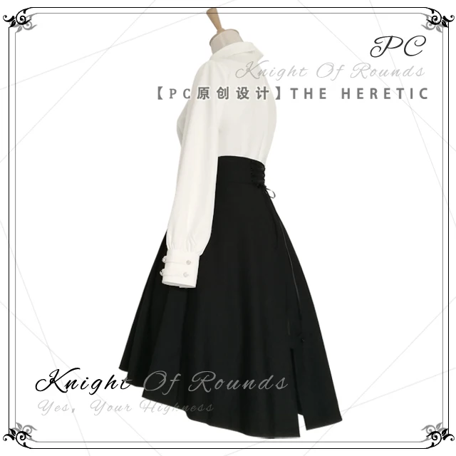 The Heritage Vintage British Dark Gothic High Waist SK Skirt by Princess Chronicles