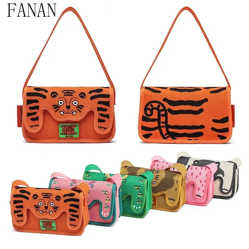 

Женские сумки с ручками сверху, оригинальный дизайн, повседневная сумка с милыми животными, сумка для подмышек, модные милые женские сумки, новинка 2023 г.