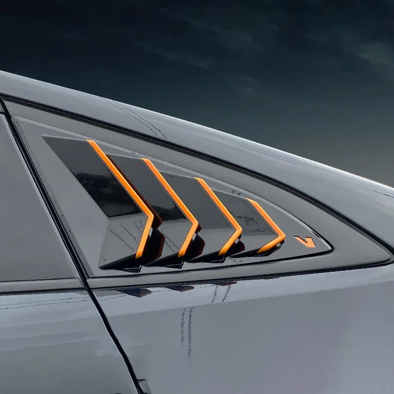 

2 шт. для Changan UNI-V 2022 2023, задняя боковая жалюзи, специальные аксессуары, декоративная накладка на заднее четверть окна UNIV