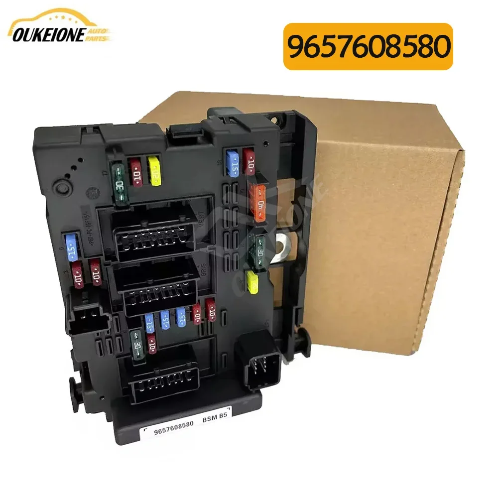 9657608580 Fuse Box Assembly 6500Y1 for Citroen C3 C5 C8 Xsara Picasso Peugeot 206 Cabrio 307 Cabrio 406 Coupe 807 Accessories