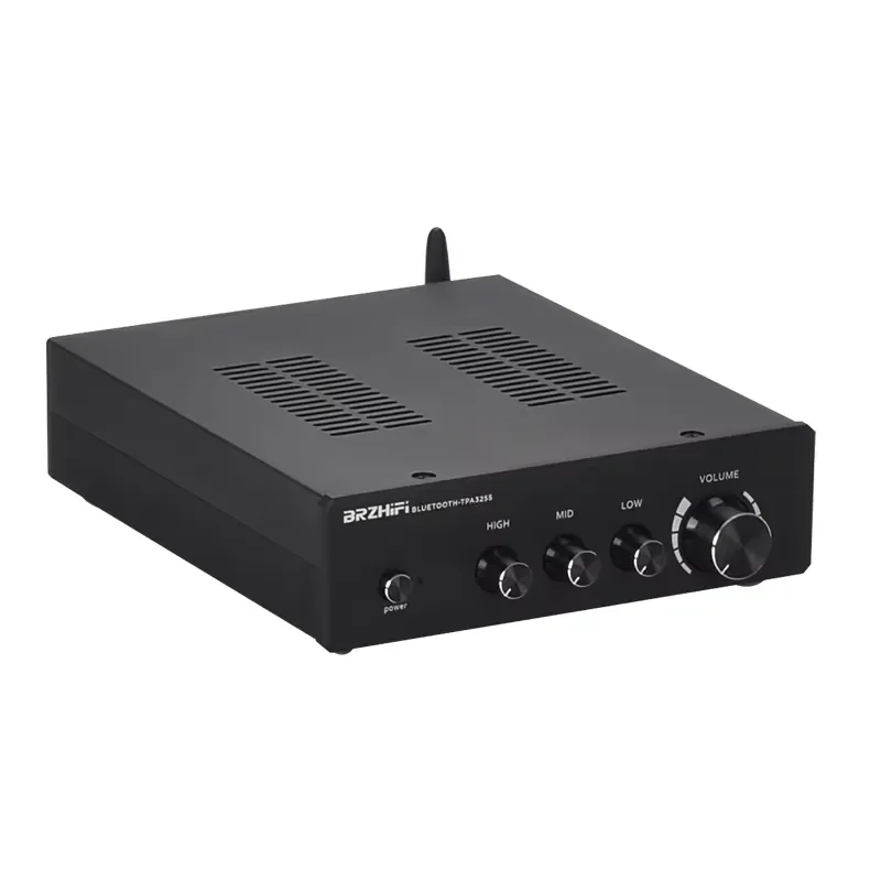 Suitable for BRZHIFI 3255 300W x2 High Power Class D Digital Stereo Amplifier BT 5.0 Hifi Home Cinema Audio System