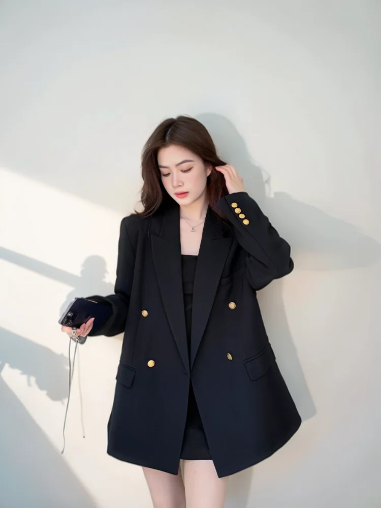 

Blazers Womans Elegant Coat Nylon Lady Skinny Travel Retro Stand Collar Mandarin Style Frog Close Slim Fit Asian Breathable 2026