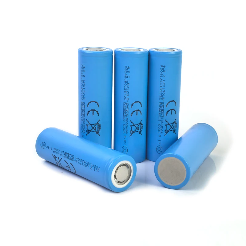 1-24 قطعة الأصلي LS LISHEN LR21700LE 5000mAh 10C بطارية 45A 3.6V 18.0Wh قابلة للشحن بطاريات ليثيوم على عالية استنزاف 21700 خلية